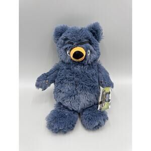 Merry Makers Mother Bruce Grumpy Bear Plush Blue Stuffed Animal 12”
